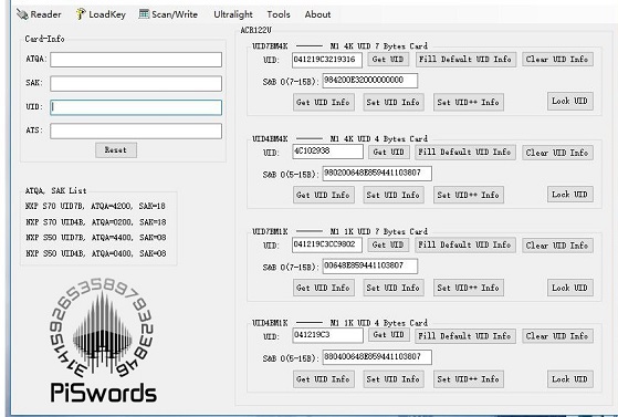mifare uid rewrite software