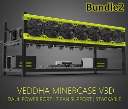 aletra VEDDHA GPU Miner Mining Rig Case
